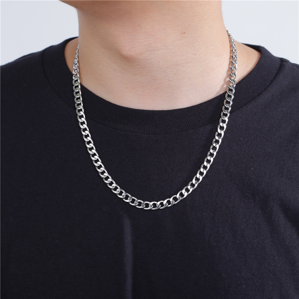 My Shape 3mm-10mm Cuban Chain  - đánh giá và giá Mens Dog Tag Necklace
