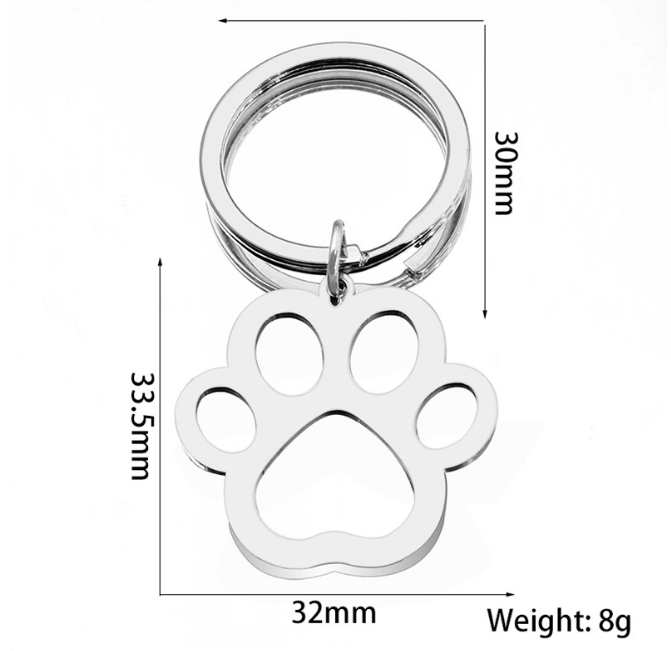5Pcs Stainless Steel Dog Paw K - đánh giá và giá Mens Dog Tag Necklace