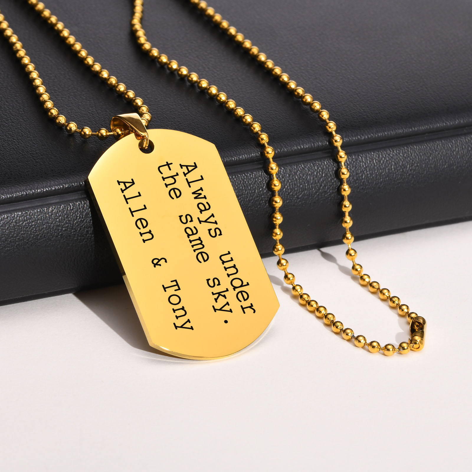 Mprainbow Personalized Engrave - đánh giá và giá Mens Dog Tag Necklace
