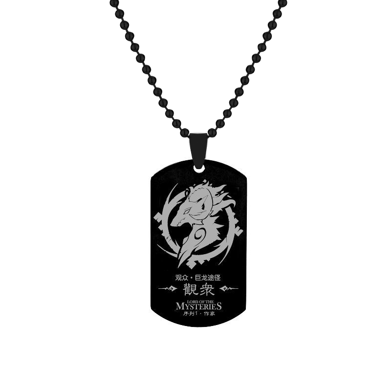 Anime Lord of the Mysteries Ne - đánh giá và giá Mens Dog Tag Necklace