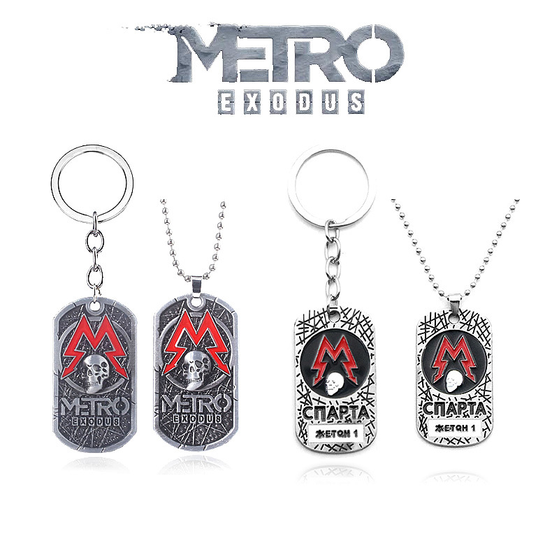 Game Metro Exodus 2033 Keychai - đánh giá và giá Mens Dog Tag Necklace