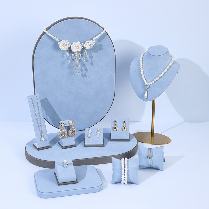 Light Blue Microfiber Jewelry  - đánh giá và giá Jewelry Shop Watches