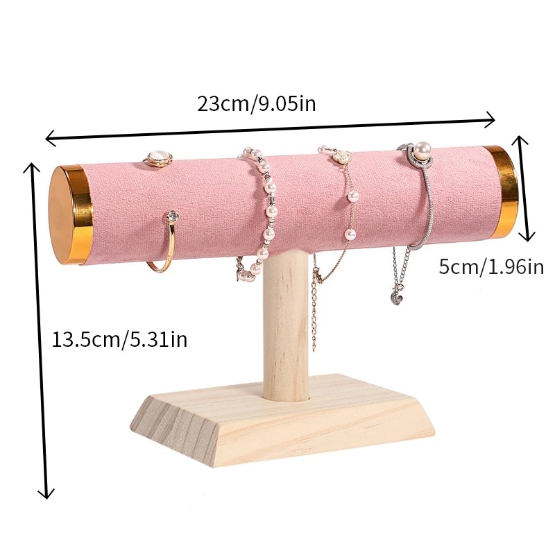 Wood Base T‑Bar Bracelet Displ - đánh giá và giá Jewelry Shop Watches