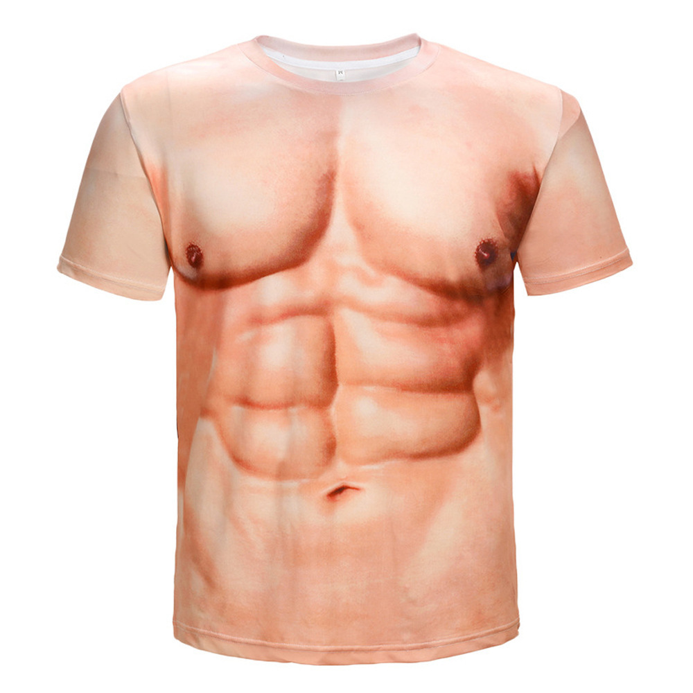 Men Funny Fake Muscle Abs 3D A - đánh giá và giá Mens Dog Tag Necklace