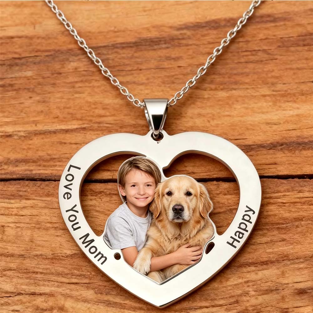 Print Photo Necklace Personali - đánh giá và giá Mens Dog Tag Necklace